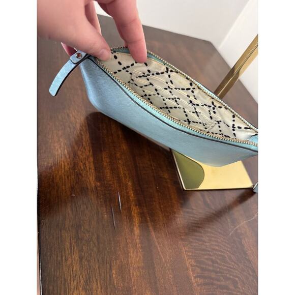 Kate Spade Light Blue Leather Wristlet - Picture 8 of 10